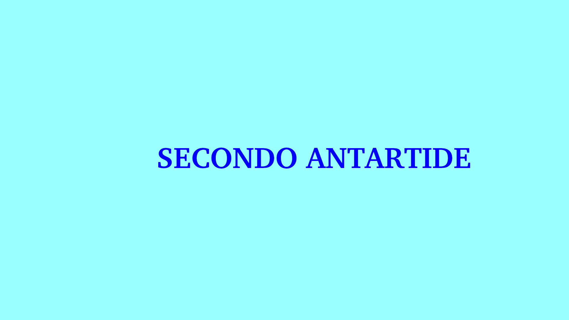 Secondo articolo per Antartide